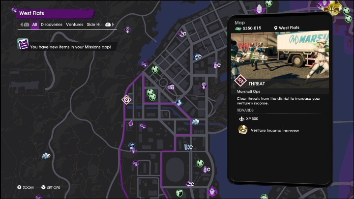 5 - Saints Row 2022: Threats (West Flats) - list and description of activity - West Flats - Saints Row Guide, Walkthrough