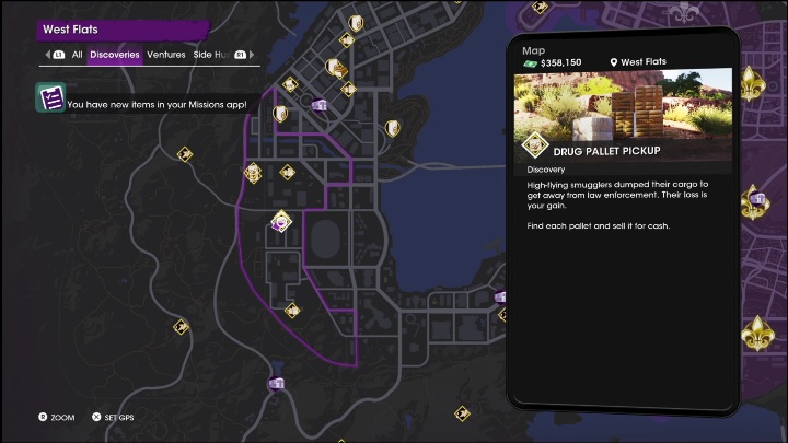 1 - Saints Row 2022: Discoveries (West Flats) - list and descriptions of activities - West Flats - Saints Row Guide, Walkthrough