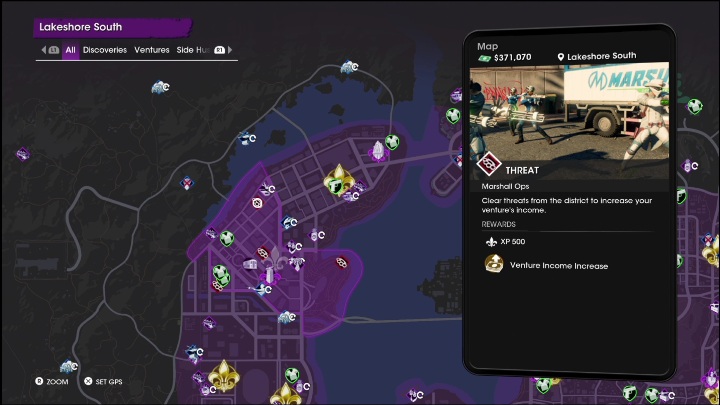 2 - Saints Row 2022: Threats (Lakeshore South) - list and description of activity - Lakeshore South - Saints Row Guide, Walkthrough