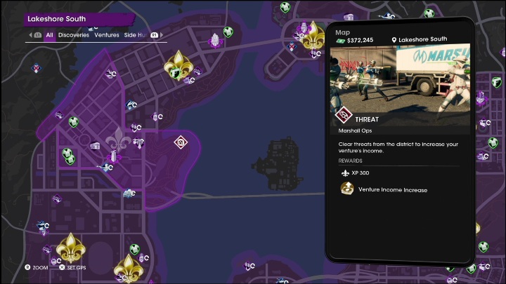 3 - Saints Row 2022: Threats (Lakeshore South) - list and description of activity - Lakeshore South - Saints Row Guide, Walkthrough