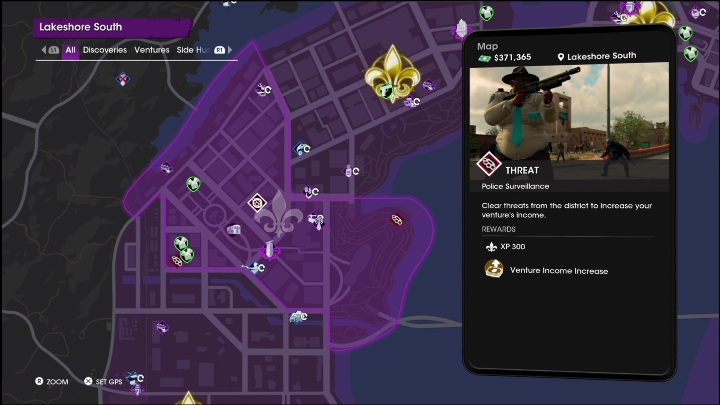 4 - Saints Row 2022: Threats (Lakeshore South) - list and description of activity - Lakeshore South - Saints Row Guide, Walkthrough