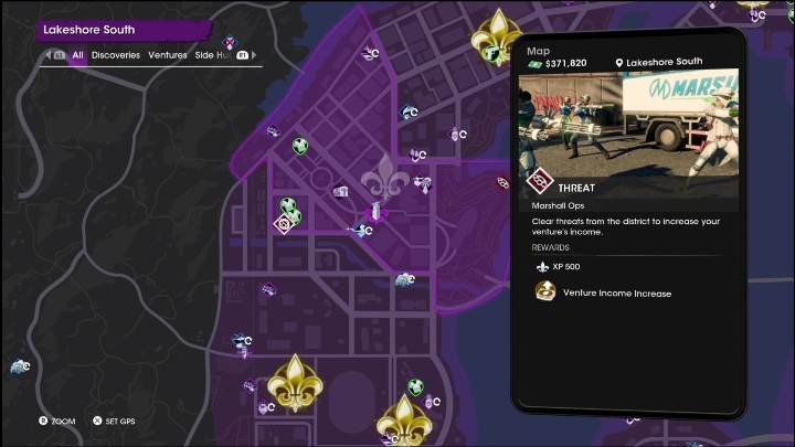 5 - Saints Row 2022: Threats (Lakeshore South) - list and description of activity - Lakeshore South - Saints Row Guide, Walkthrough