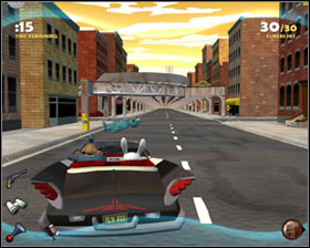 Exit Stinky's and talk to COPS in garage - Episode 201: Ice Station Santa - part 2 - Episode 201: Ice Station Santa - Sam & Max: Season 2 - Game Guide and Walkthrough