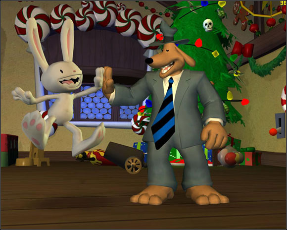 End of episode one - Episode 201: Ice Station Santa - part 2 - Episode 201: Ice Station Santa - Sam & Max: Season 2 - Game Guide and Walkthrough