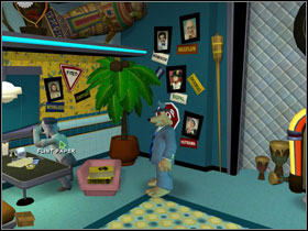 Walk to Stinky's Restaurant - Episode 202: Moai Better Blues - part 1 - Episode 202: Moai Better Blues - Sam & Max: Season 2 - Game Guide and Walkthrough