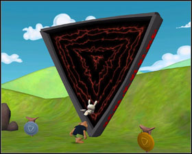 Drink water from the fountain and go back to Stinky - Episode 202: Moai Better Blues - part 4 - Episode 202: Moai Better Blues - Sam & Max: Season 2 - Game Guide and Walkthrough