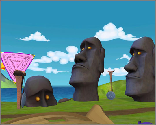 End of episode two - Episode 202: Moai Better Blues - part 5 - Episode 202: Moai Better Blues - Sam & Max: Season 2 - Game Guide and Walkthrough