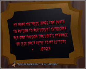 Read the rhyme from the coffin - Episode 203: Night of the Raving Dead - part 2 - Episode 203: Night of the Raving Dead - Sam & Max: Season 2 - Game Guide and Walkthrough