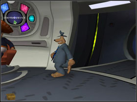 Take printer's ink and go to central computer in elevator room - Episode 204: Chariots of The Dogs - part 4 - Episode 204: Chariots of The Dogs - Sam & Max: Season 2 - Game Guide and Walkthrough
