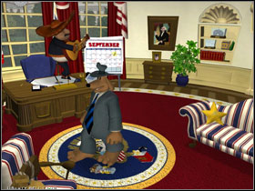 If you want to get rid off Listening Mariachi, someone must have birthdays - Episode 204: Chariots of The Dogs - part 4 - Episode 204: Chariots of The Dogs - Sam & Max: Season 2 - Game Guide and Walkthrough