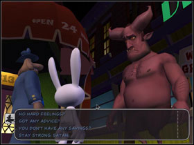 Go outside - Episode 205: Whats New, Beelzebub? - part 4 - Episode 205: Whats New, Beelzebub? - Sam & Max: Season 2 - Game Guide and Walkthrough