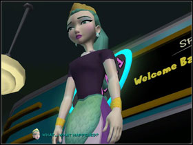 Pick up fruit cider from the counter and use it on punch cooler - Episode 205: Whats New, Beelzebub? - part 5 - Episode 205: Whats New, Beelzebub? - Sam & Max: Season 2 - Game Guide and Walkthrough