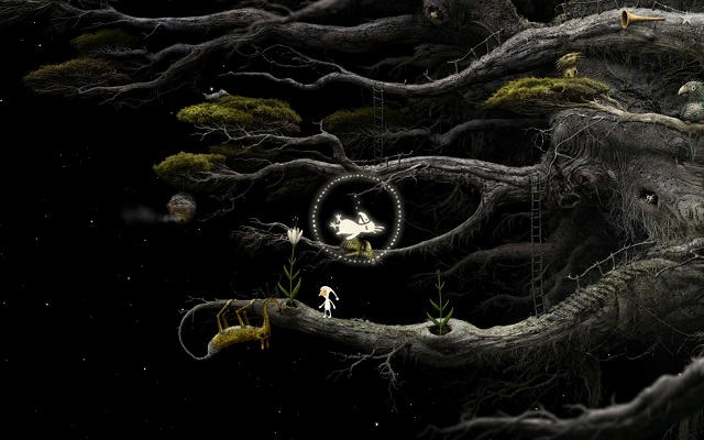 The parrot will eat the seed yet again - Collect seeds - Great log - Samorost 3 - Game Guide and Walkthrough