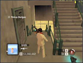 Two floors lower is living dealer, who you must destroy - Sun Ray - South Beach - Scarface: The World is Yours - Game Guide and Walkthrough