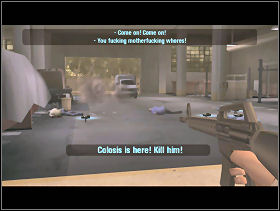 In the end you must fight with Colosis - Un-Load The Ship - South Beach - Scarface: The World is Yours - Game Guide and Walkthrough