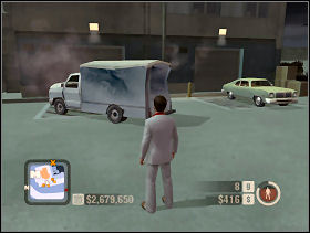 When you come to storage, you will notice that the second lorry has troubles - Un-Load The Ship - South Beach - Scarface: The World is Yours - Game Guide and Walkthrough