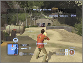 On the way many enemies want to stop you, but disregard them and sail to the see - Tranquilandia - Islands Once Again - Scarface: The World is Yours - Game Guide and Walkthrough