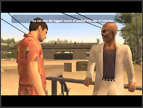 Go upstairs and talk with Sandman - Tranquilandia - Islands Once Again - Scarface: The World is Yours - Game Guide and Walkthrough