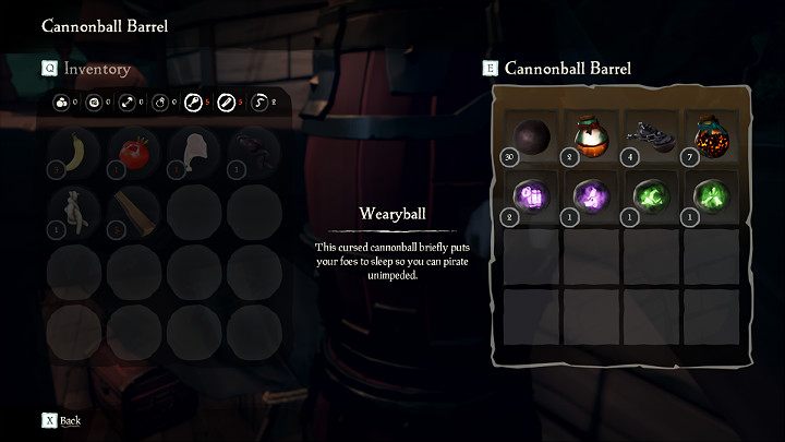 The following table features a description of all types of cannonballs players can use while playing Sea of Thieves - Sea of Thieves: Cannons - how to use them? - Combat - Sea Of Thieves Guide