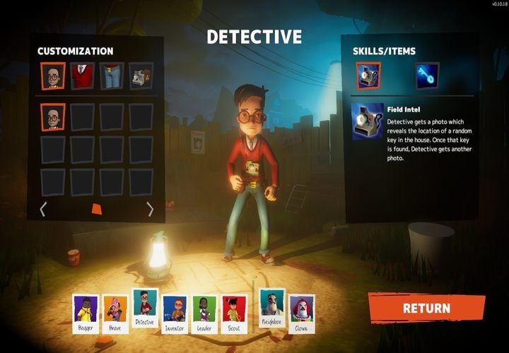 Detective offers 2 abilities - Character classes | Secret Neighbor - Basics - Secret Neighbor Guide