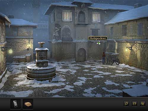 Climb up the cart and get to the wooden platform on the right side of the building - Get the sword - Chapter 3 - Florence, Italy - Secret Files 3: The Archimedes Code - Game Guide and Walkthrough