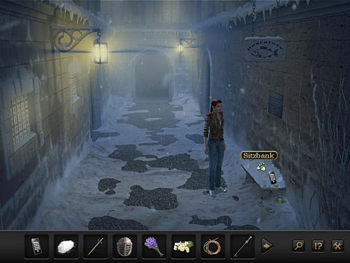 So go there (head left after leaving the prison) and look around - Follow An-Nasir - Chapter 3 - Florence, Italy - Secret Files 3: The Archimedes Code - Game Guide and Walkthrough