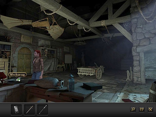 Go to the table with empty amphora - Get the cylinder - Chapter 3 - Florence, Italy - Secret Files 3: The Archimedes Code - Game Guide and Walkthrough