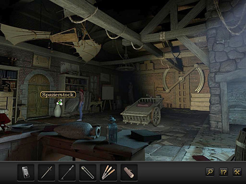 To do it, go to the door and take the walking stick from the jug - Decode the note - Chapter 3 - Florence, Italy - Secret Files 3: The Archimedes Code - Game Guide and Walkthrough