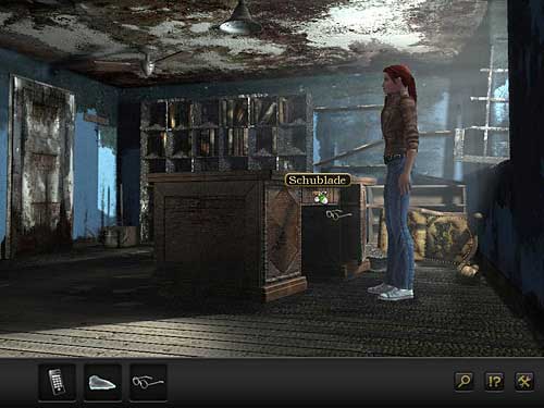 Use it to open the desk drawer - Get to the archive - Chapter 4 - San Francisco, USA - Secret Files 3: The Archimedes Code - Game Guide and Walkthrough