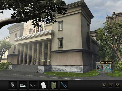 Go back to the museum building and use the bolt cutter to unlock the generator box - Get power - Chapter 4 - San Francisco, USA - Secret Files 3: The Archimedes Code - Game Guide and Walkthrough