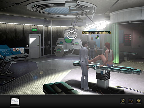 Once you get the paper with coordinates, use the computer terminal in the background of the room (right from cooling chambers) - Locate the place marked by Guardian - Chapter 7 - CERN, Switzerland - Secret Files 3: The Archimedes Code - Game Guide and Walkthrough