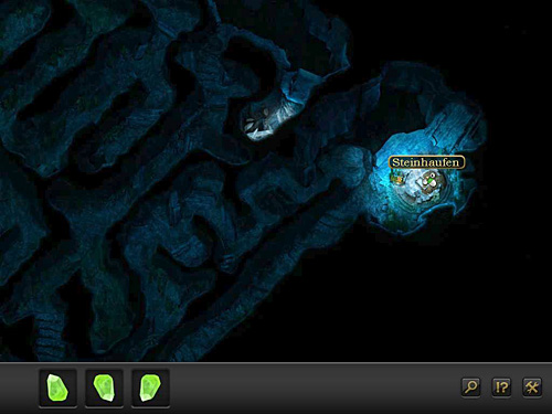 The last crystal is hidden in the right bottom part of this location and you have to go right, a bit up and then down (a detailed route is marked with the yellow line above) - Get to the Guardians' base - Chapter 8 - Santorin, Greece - Secret Files 3: The Archimedes Code - Game Guide and Walkthrough