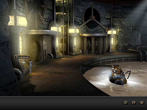 As Jane Cunningham take a closer look at it - Open the stone gate - Chapter 8 - Santorin, Greece - Secret Files 3: The Archimedes Code - Game Guide and Walkthrough