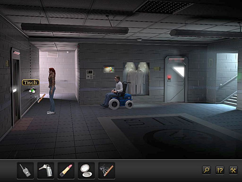 Use the lighter to light the cigar and put in on the table at the left wall (next to the door) - you can also use it on the sensor which generates laser beams (it is located on the ceiling over the blocked passage) - Deactivate the laser grid - Chapter 9 - CERN, Switzerland - Secret Files 3: The Archimedes Code - Game Guide and Walkthrough