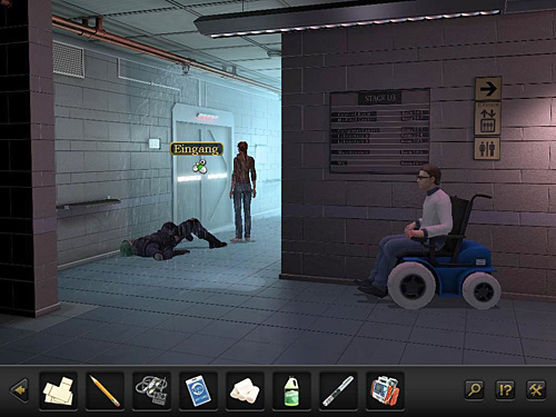 Go inside the computer center - Stop the mercenaries - Chapter 9 - CERN, Switzerland - Secret Files 3: The Archimedes Code - Game Guide and Walkthrough