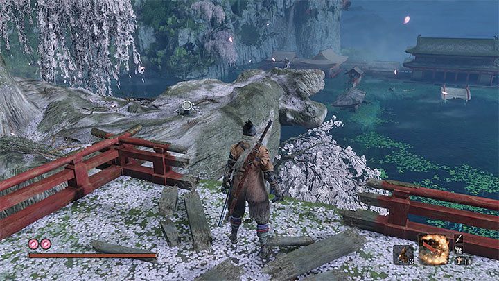 Location: Fountainhead Palace [Great Sakura] - Okami Leader Shizu | Sekiro Shadows Die Twice Boss Fight - Bosses - Sekiro Guide and Walkthrough