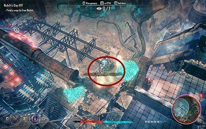 Go back by following the same path and reach one of the safe platforms - Quests in zone 3 (Visa 03) | Walkthrough - Side Quests - Seven The Days Long Gone Game Guide