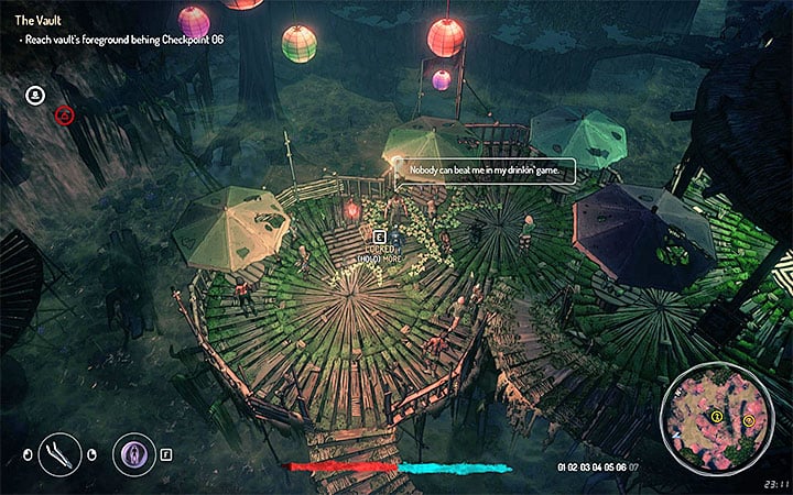 Cloyt stays in The Sozzled Mosquito located in Everglade Swamps in the zone 3 (the picture above) - Quests in zone 3 (Visa 03) | Walkthrough - Side Quests - Seven The Days Long Gone Game Guide