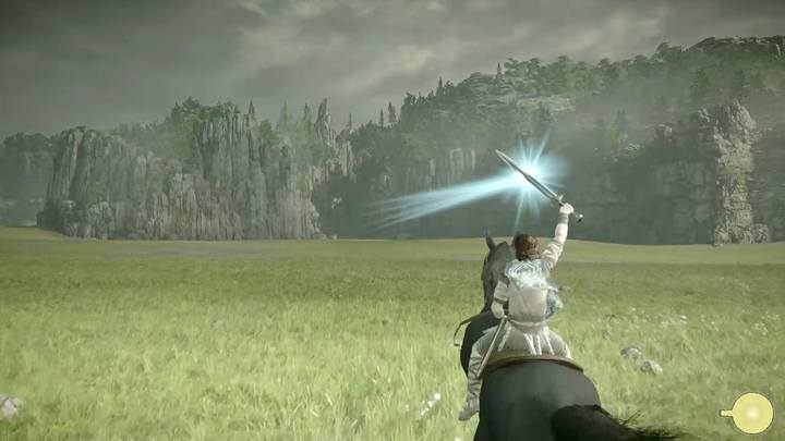 The path will take you to the next battleground - Colossus 4 - Phaedra | Shadow of the Colossus Walkthrough - Walkthrough - Shadow of the Colossus Game Guide