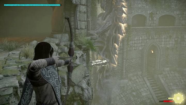 Approach the weakened wall - Colossus 8 - Kuromori | Shadow of the Colossus Walkthrough - Walkthrough - Shadow of the Colossus Game Guide