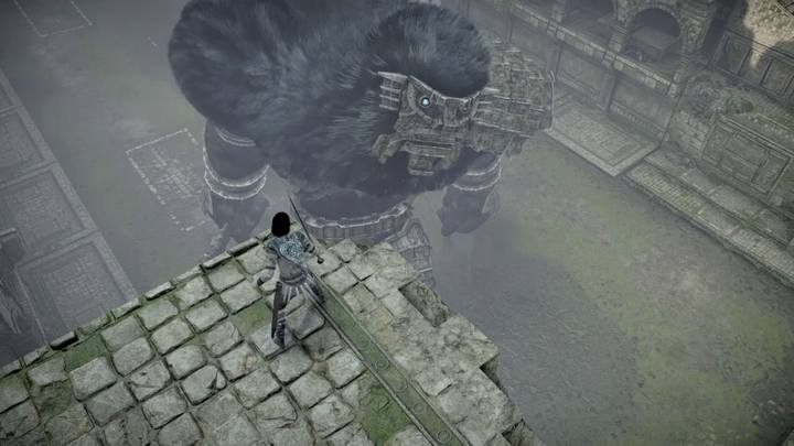 The bridge enables you to jump on your enemy - Colossus 15 - Argus | Shadow of the Colossus Walkthrough - Walkthrough - Shadow of the Colossus Game Guide