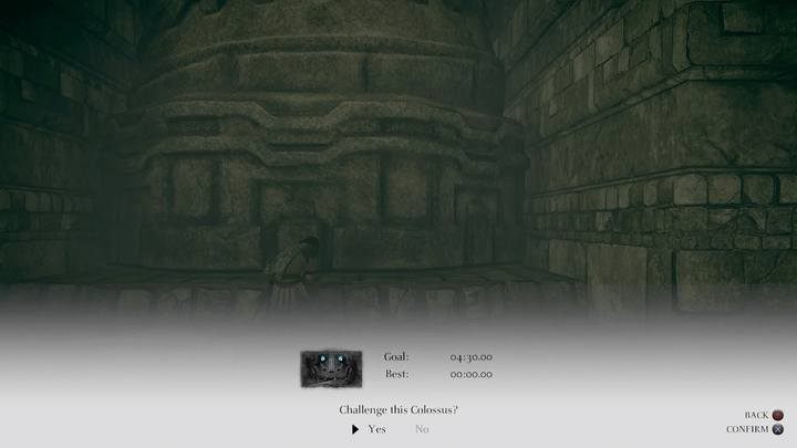 The rules are simple: crouch (R2) before a chosen sculpture to begin a time attack - Time Attacks in Shadow of the Colossus - Basics - Shadow of the Colossus Game Guide