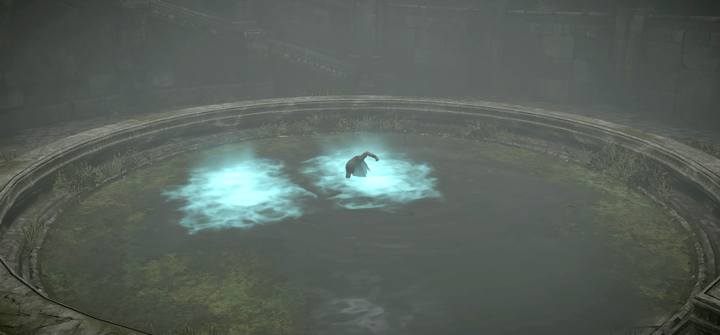 The unlocked items appear in the temples pond - Time Attacks in Shadow of the Colossus - Basics - Shadow of the Colossus Game Guide