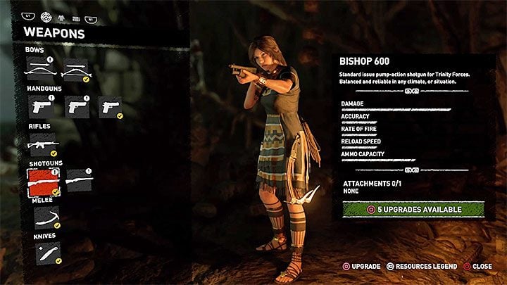 A cut-scene will be triggered, during which Lara automatically searches the body and obtains a Bishop 600 shotgun - How to get a shotgun in Shadow of the Tomb Raider Game? - FAQ - Shadow of the Tomb Raider Game Guide
