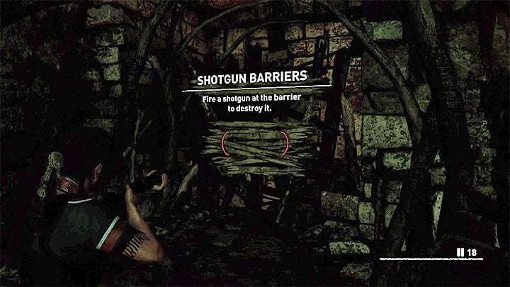 From now on, you can use your shotgun to destroy some barricades - you have to shoot single shots in their direction - How to get a shotgun in Shadow of the Tomb Raider Game? - FAQ - Shadow of the Tomb Raider Game Guide