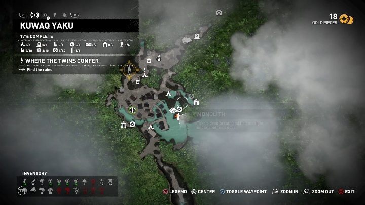 The monolith will give you the following hint: Take a deep breath and find me right under anothers nose - Quechua monoliths in Shadow of the Tomb Raider Game - Monoliths - Shadow of the Tomb Raider Game Guide