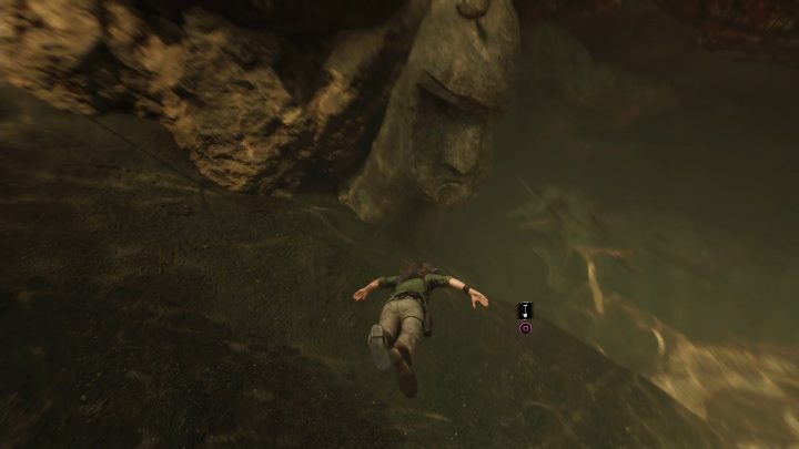 After swimming to the other side you have to find a large stone statue representing the head - Quechua monoliths in Shadow of the Tomb Raider Game - Monoliths - Shadow of the Tomb Raider Game Guide