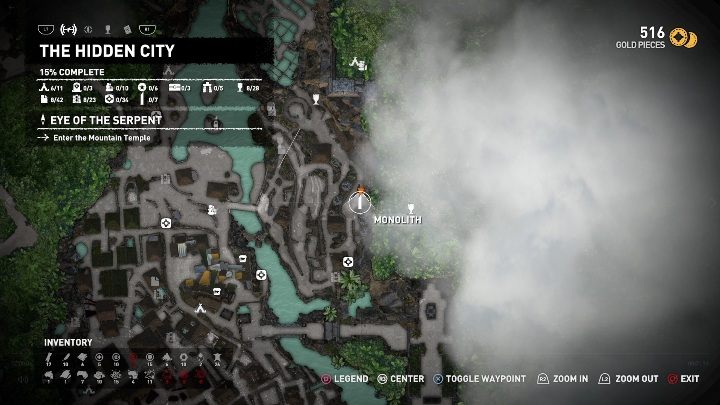 On the eastern side of the city you will find a monolith - Quechua monoliths in Shadow of the Tomb Raider Game - Monoliths - Shadow of the Tomb Raider Game Guide