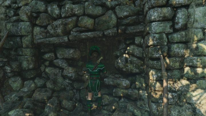 To enter the crypt you have to squeeze through a hole in a stone wall - Crypts in The Hidden City in Shadow of the Tomb Raider - Crypts - Shadow of the Tomb Raider Game Guide