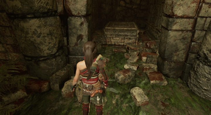 Birthing the Serpent (17) - behind the golden statue, there is a small room - Treasures, Relics, and Documents in Kuwaq Yaku | Secrets in SotTR - Kuwaq Yaku - Shadow of the Tomb Raider Game Guide